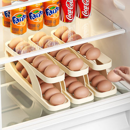 New Automatic Roll-Down Double-layer Egg Dispenser